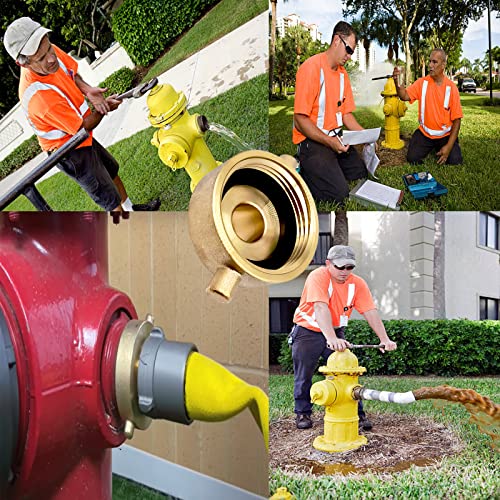 Fire Hydrant Adapter with Pin Lug 21/2" NST (NH) Female x 2" NPT Male