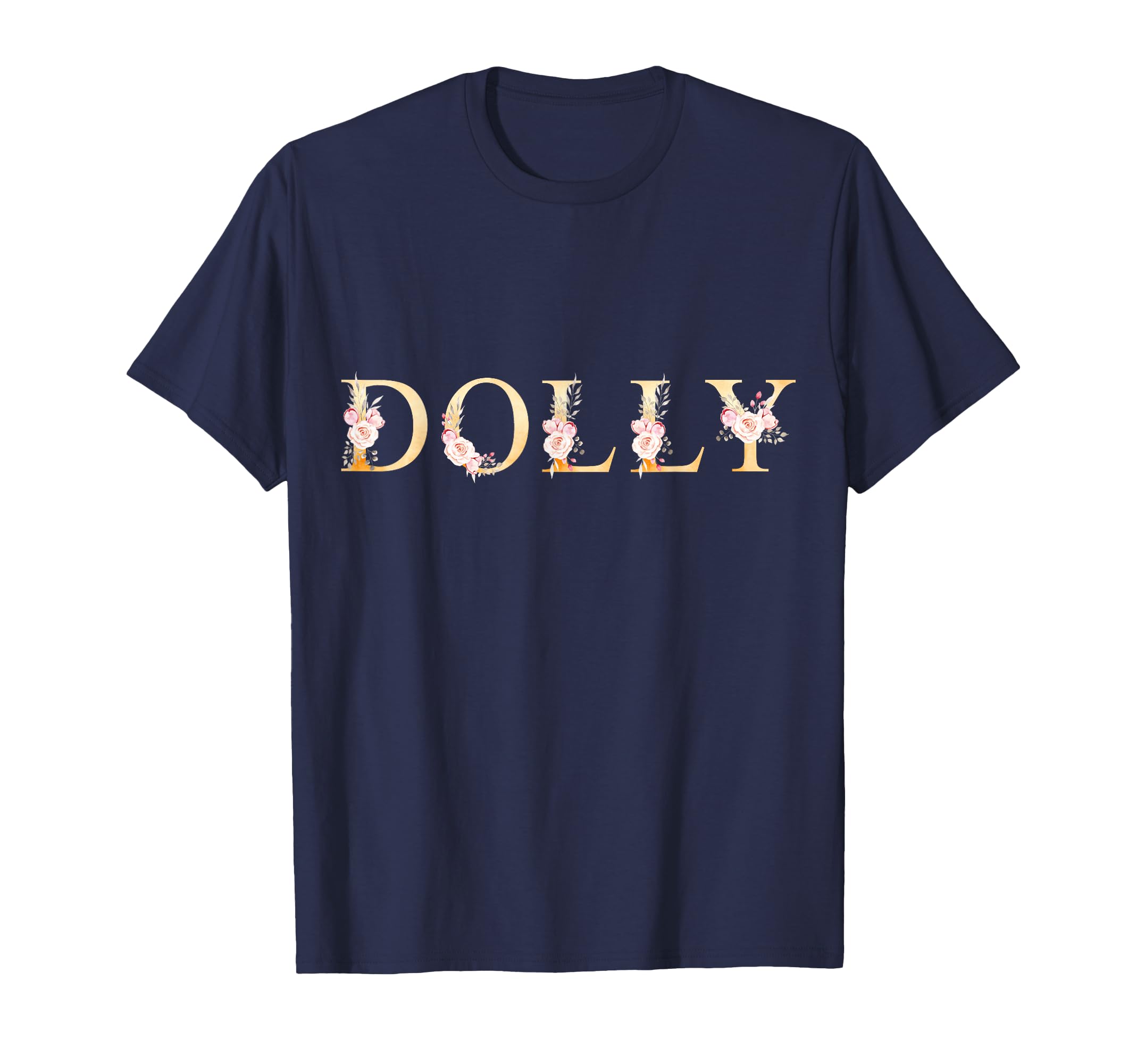 View 1 of ***SHIRT IS PINK***
Dolly Floral Letter T-Shirt