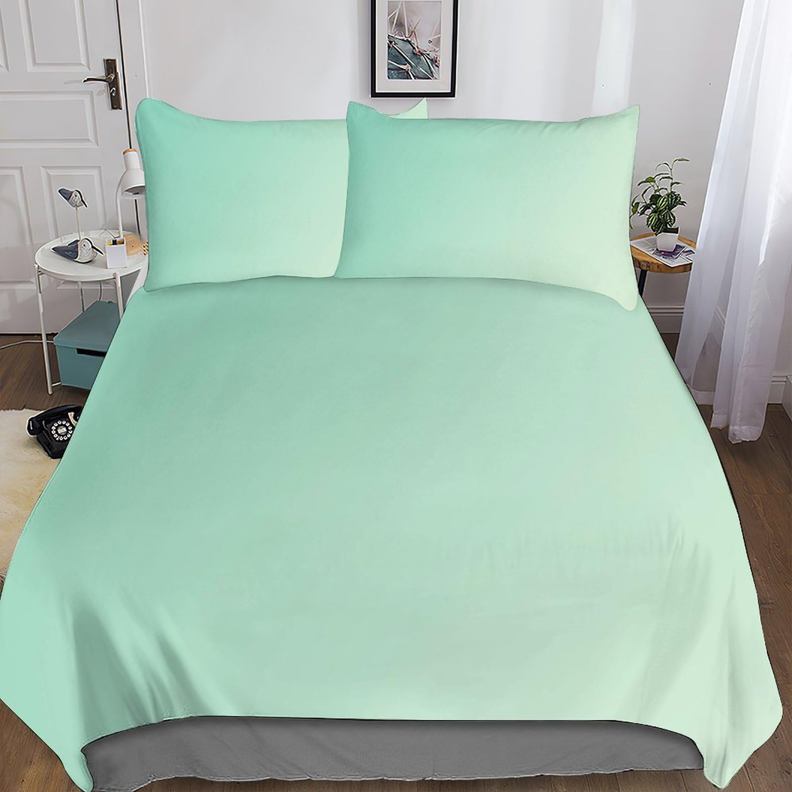 JXING Customised Drawings 3 Pieces Comforter Cover Set Printed in 3D with Soft Microfiber Bedding Set with Design Couple Photo Customization Duvet Cover And Pillowcases for Teens King（220x240cm