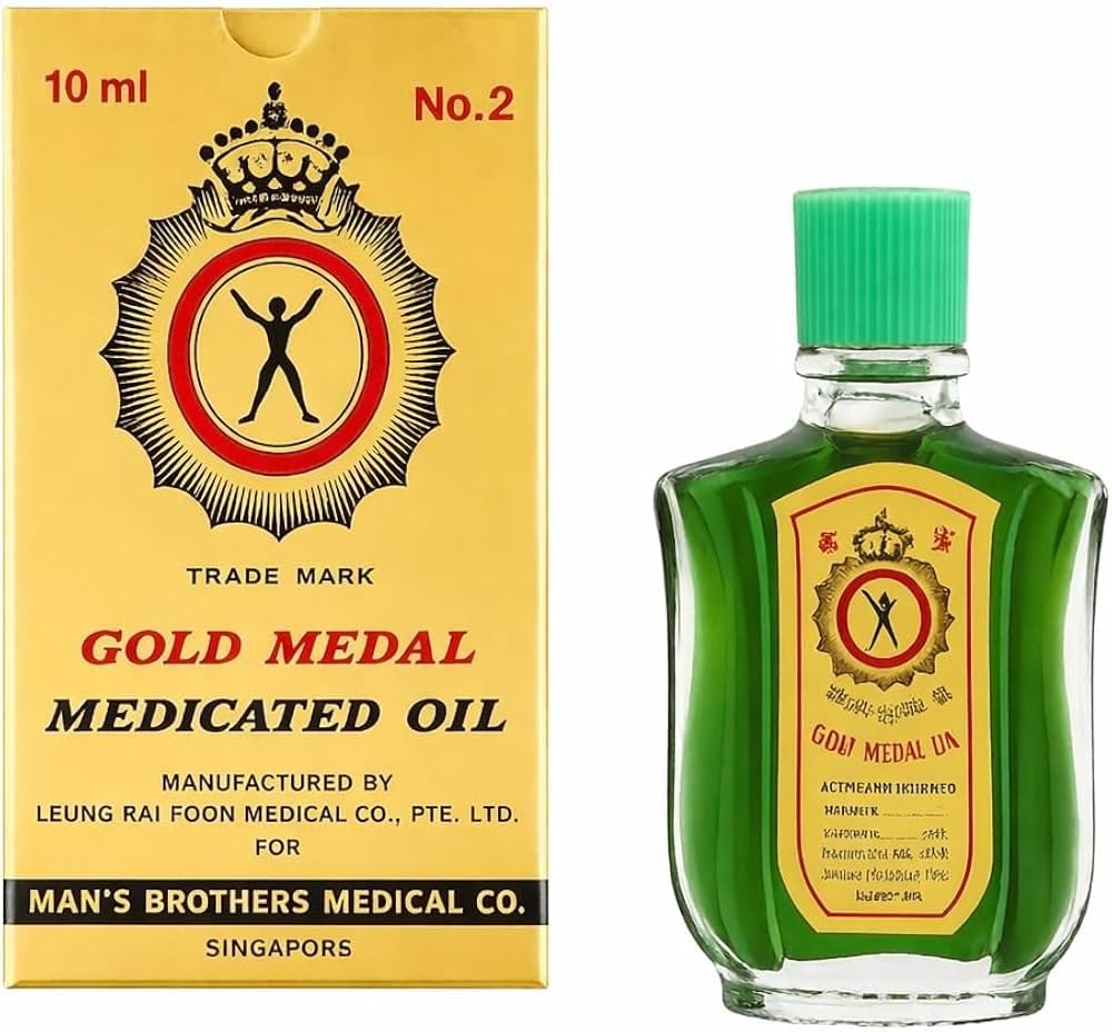 G.o.l.d Medal medicated oil 10ml pack | back pain | knee pain | headache | elbow pain | shoulder pain | imported from Singapore-image-12