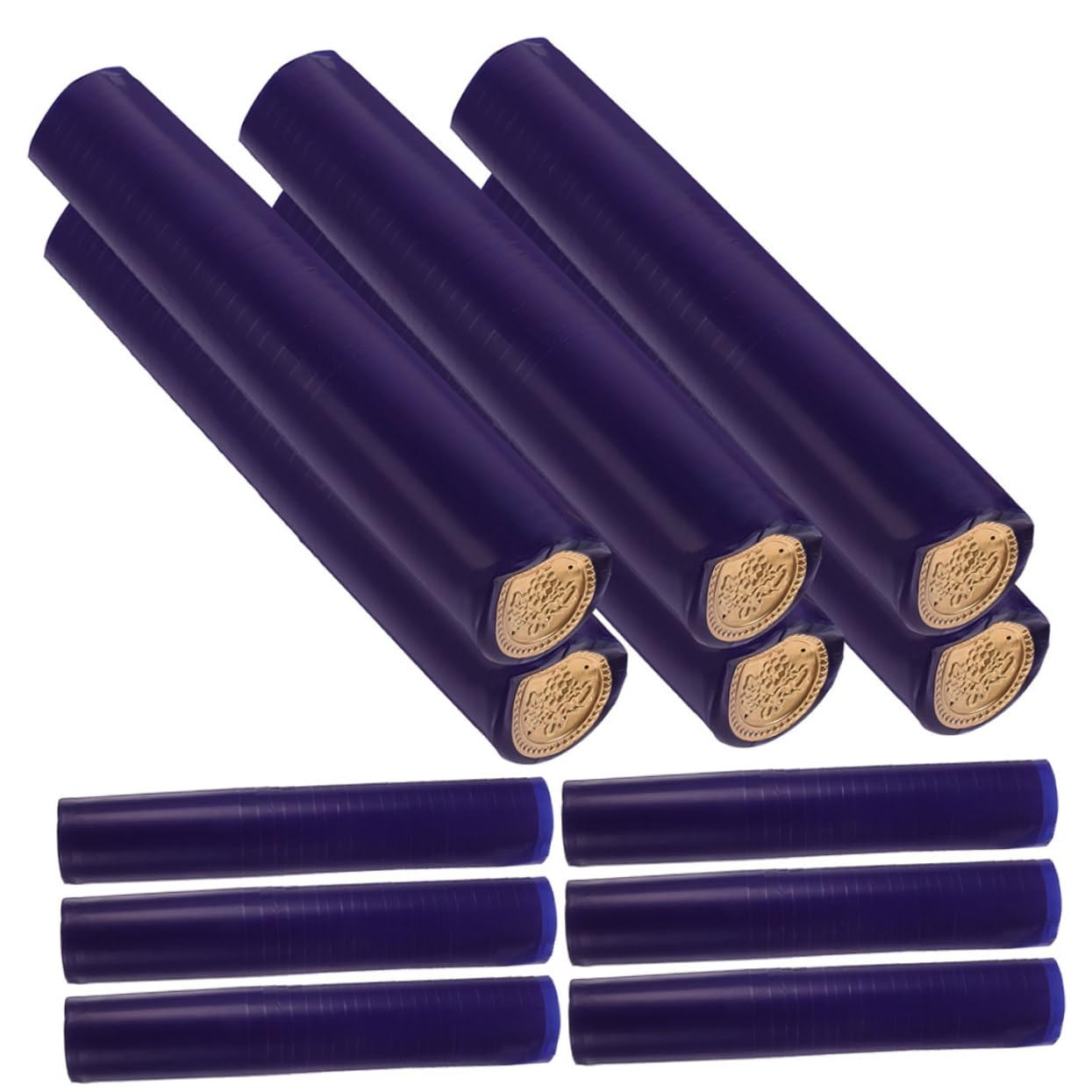 Cabilock 50Pcs Heat Shrink Wine Bottle Sealing Capsules Red Wine Wraps for Freshness and Storage Decorative Wine Bottle Covers and Convenient Wine Accessories