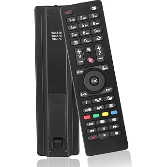 Universal Replacement Remote Control Compatible with All Telefunken TVs RC4875 RC4870