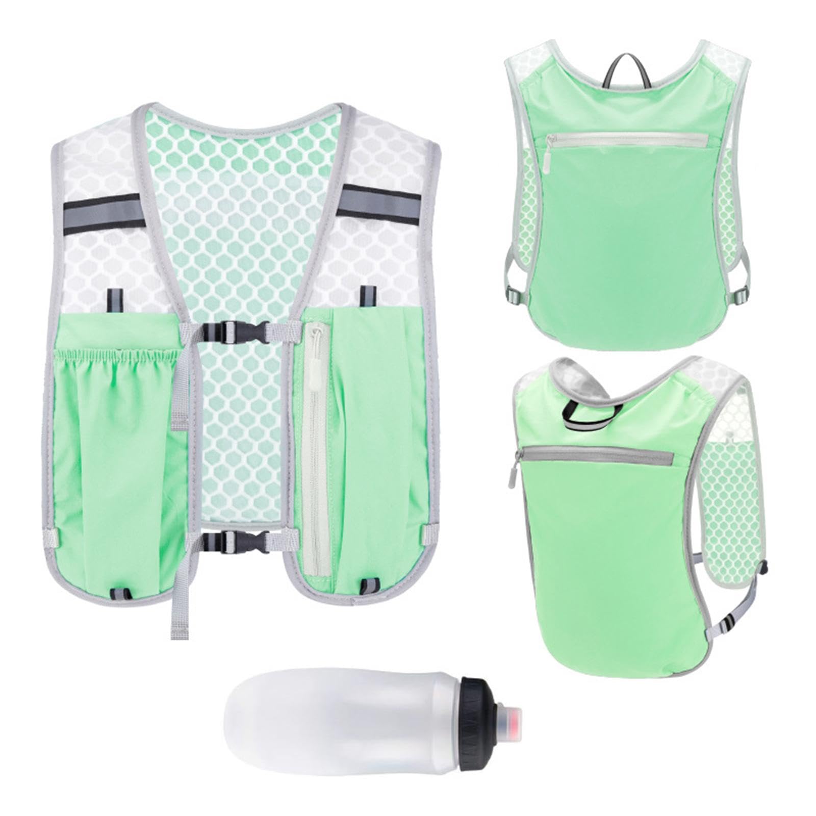 CALANDIS™ Hydration Vest Lightweight Daypack Sport Bag for Men Women Marathoner Hiking Green | Hydration Packs | Hiking Backpacks | & Hiking | Outdoor Sports-image-24