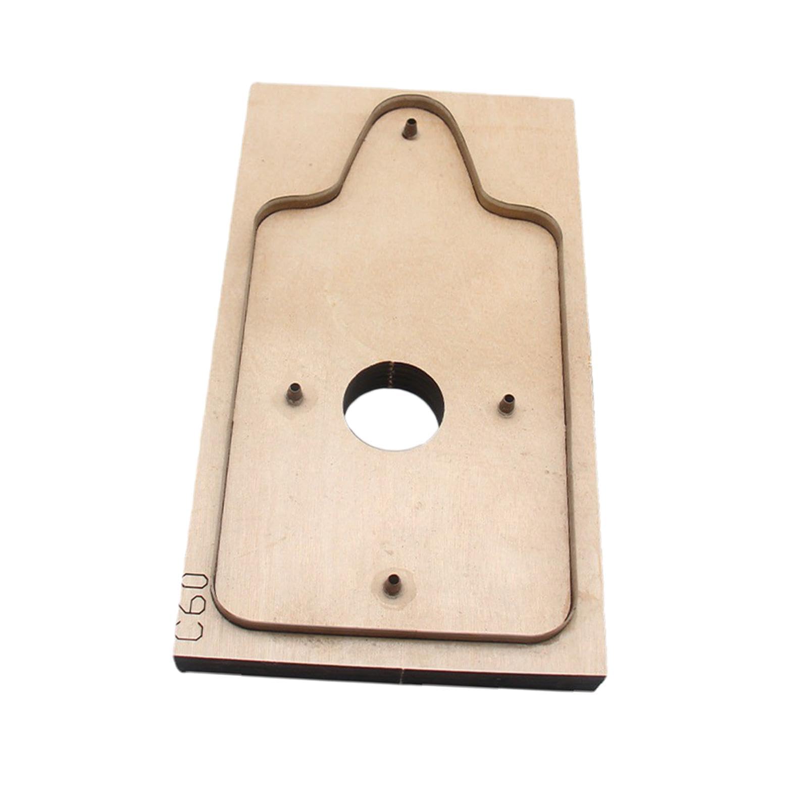 Juego de 3 moldes de troquelado de madera, plantillas para tarjetas, tarjetas y bolsas