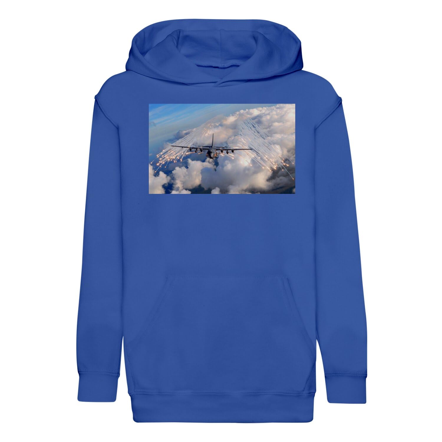 Sweat à capuche enfant avion militaire : un pull premium résistant pour l'école - 4