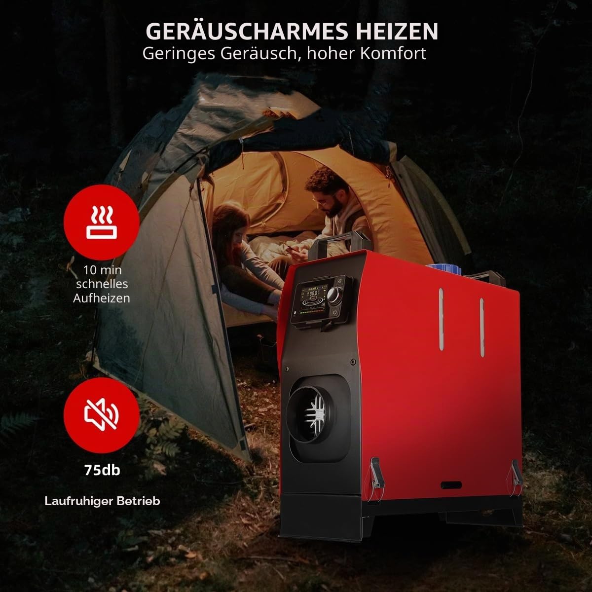 Sunster 8KW Standheizung Diesel, Bluetooth APP All-in-One Heizung Fernbedienung