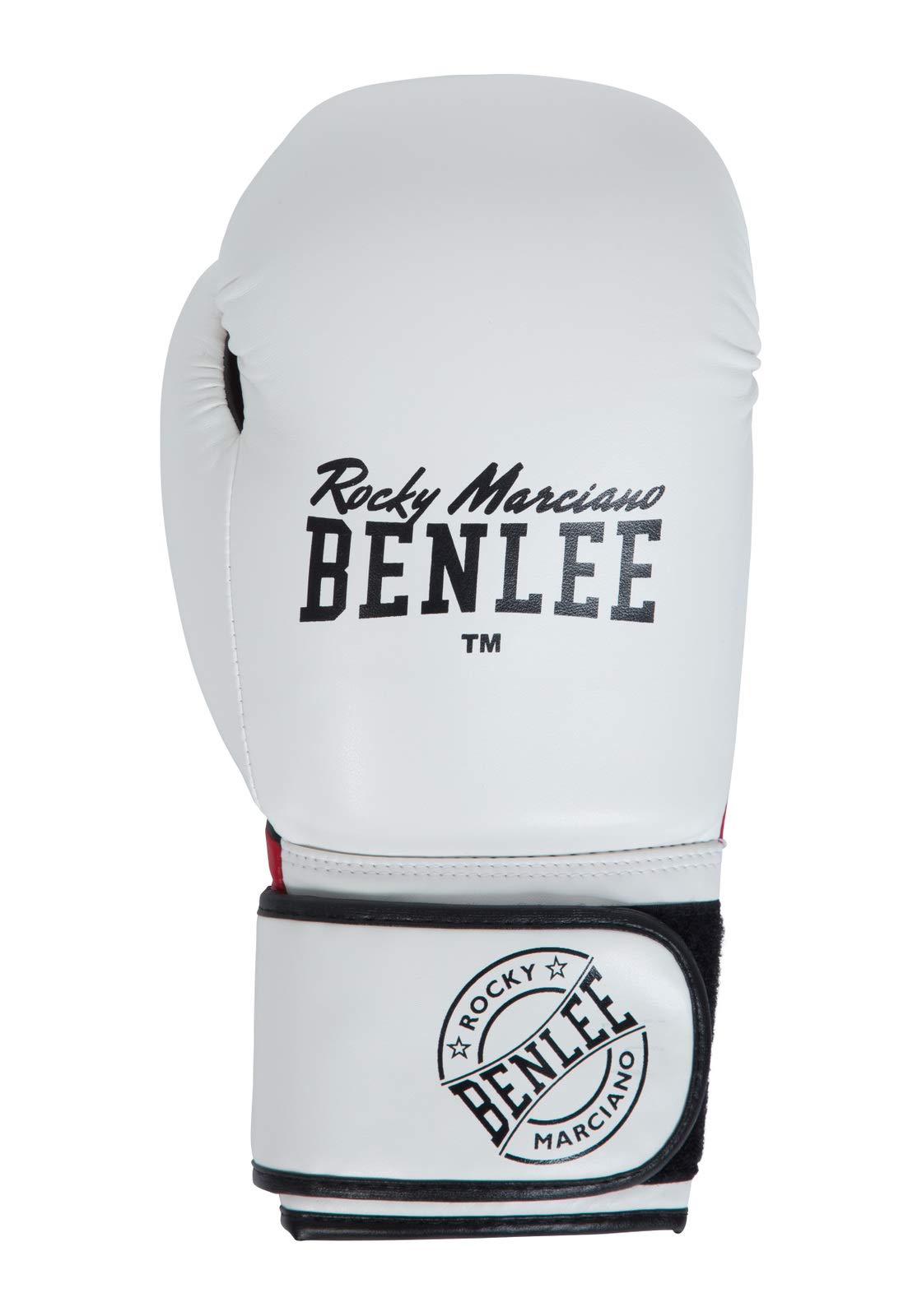 BENLEE Rocky Marciano Unisex Trælim rękawice bokserskie, białe/czarne/czerwone, 35 ml EU