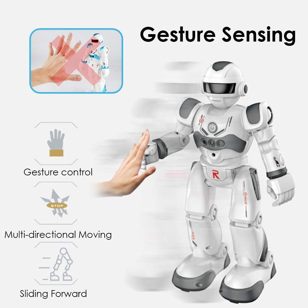 HALO NATION® Smart RC Robot for Kids Intelligent Programmable Model Robot Toys - Smart Robot, Intelligent Robot, Programing Robot, Dancing Singing & Led Eyes, Remote Control Gesture Sensing Robot - Image 3 thumbnail