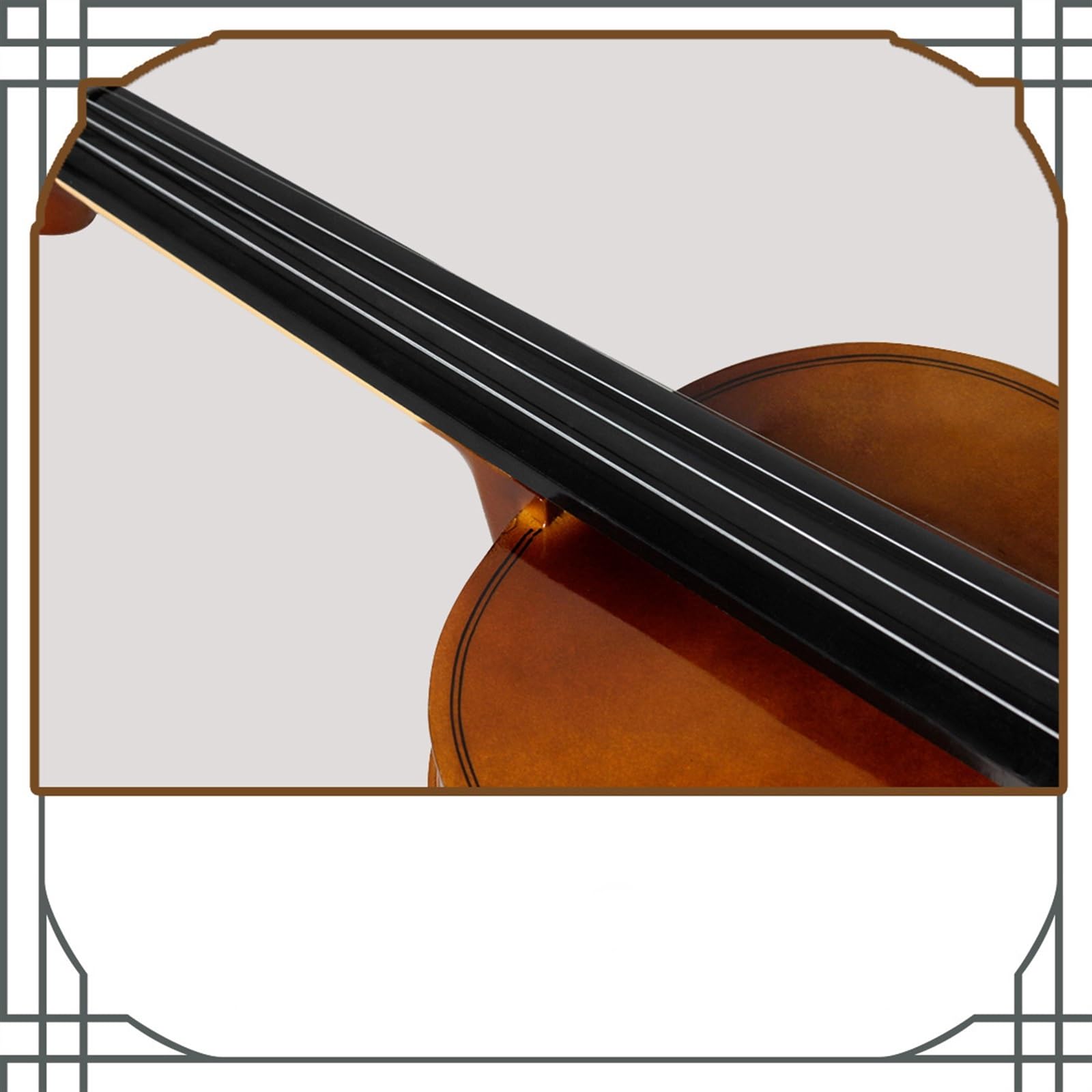 Violine Natürliche Farbe Lindenholz Violine Anfänger Übungsgeige Flügel Geigenkasten(1/2-natural)