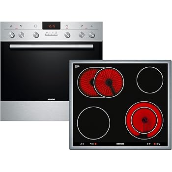 Siemens Eq231ek02 Einbau Herd Kochfeld Kombination A Kochfeld Ceran Glaskeramik Herdfarbe Edelstahl 3d Heissluft Plus Automatische Schnellaufheizung Elektronik Uhr Inkl Timer Amazon De Elektro Grossgerate