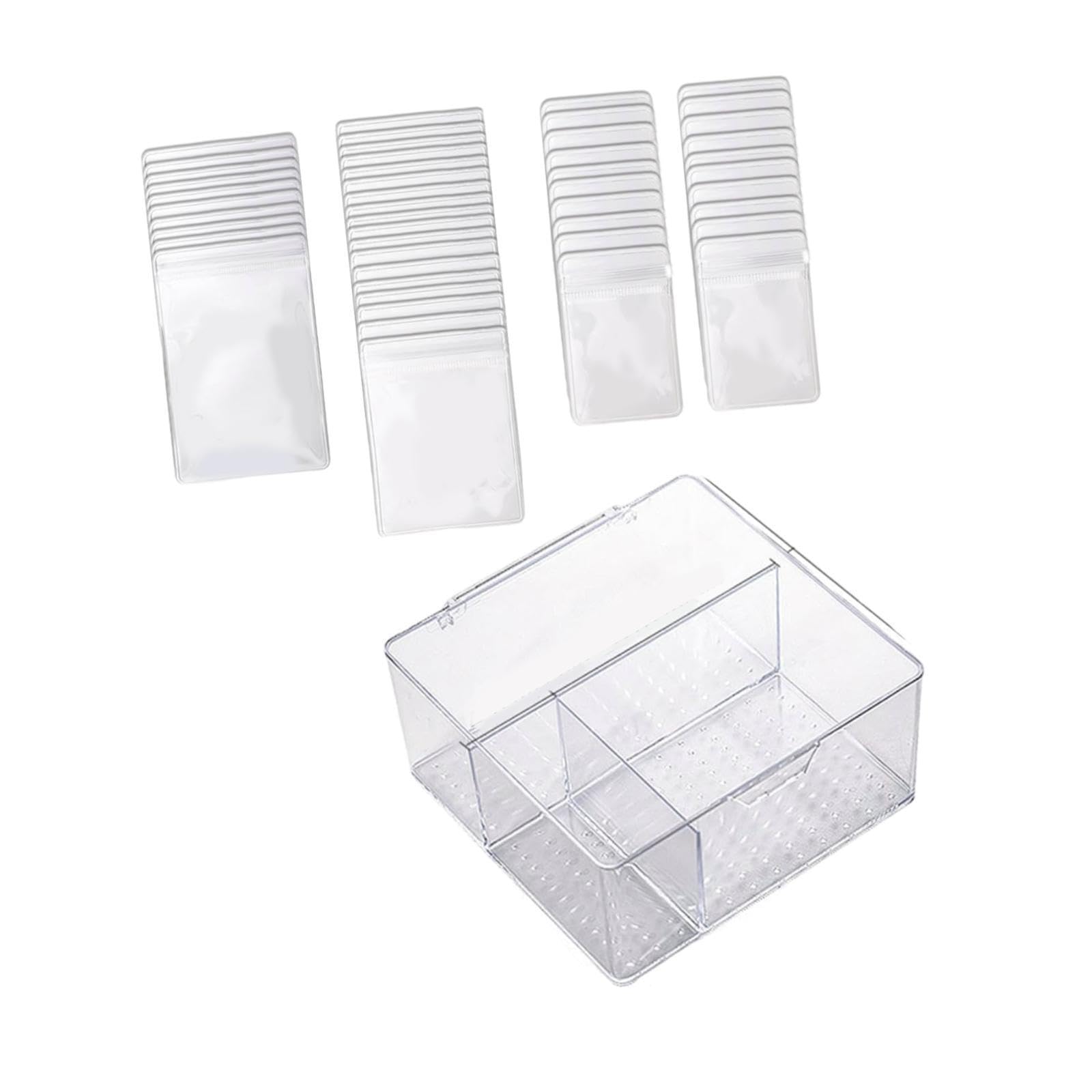 Pixzcsa Portable Jewelry Transparent Bags Jewelry Holder Traveling