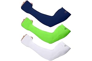 UV Sun Protection Compression Arm Sleeves - Perfect Protection for Men and Women's Delicate Arms