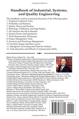 Handbook Of Industrial, Systems, And Quality Engineering #TOP1