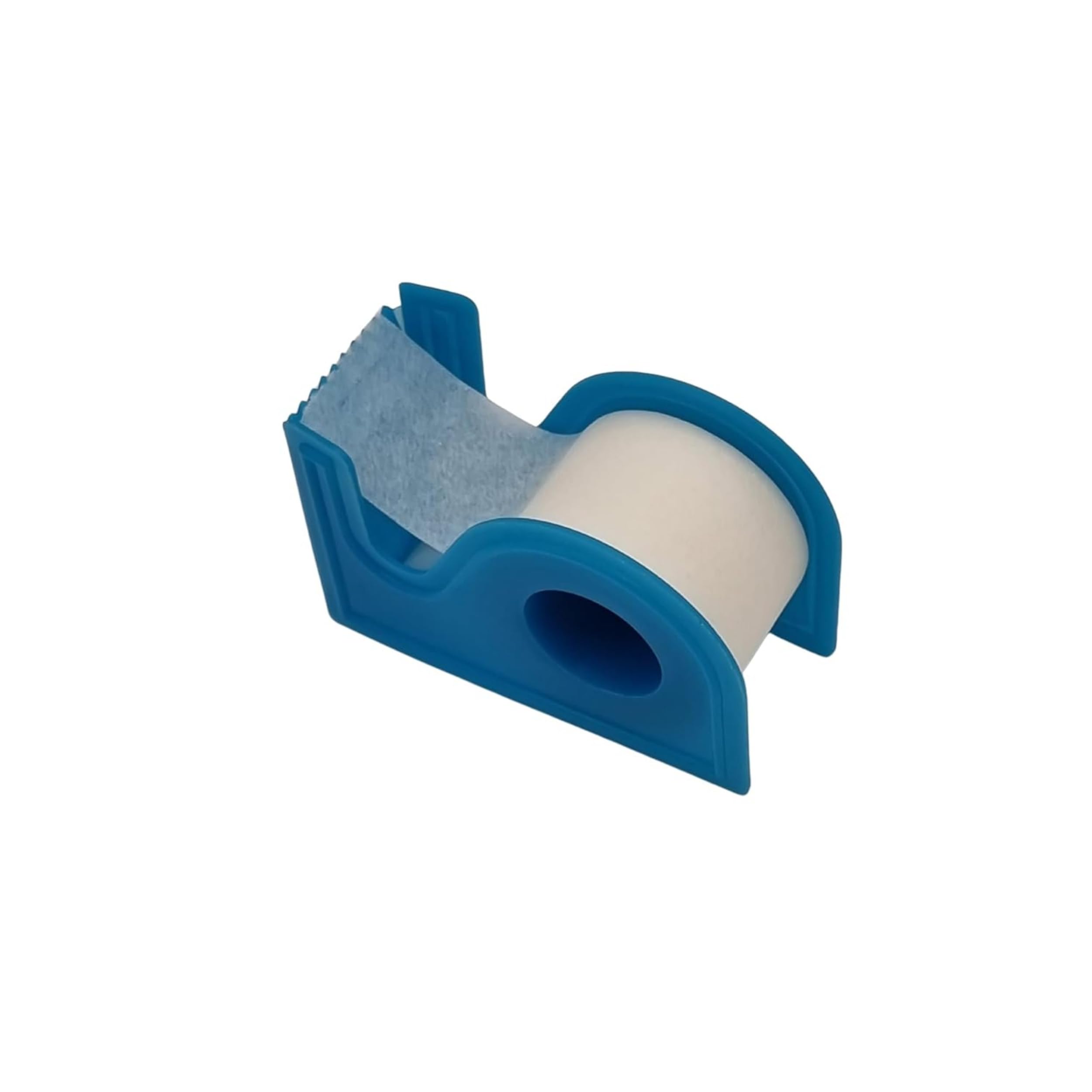 Lot de 5 pièces sparadrap avec dévidoir de 9 mètres, microporeux, ruban blanc, adhésifs non tissés pour fixation, usage respirant et hypoallergénique bandage, bande, tissu, doux, résistant à l'eau
