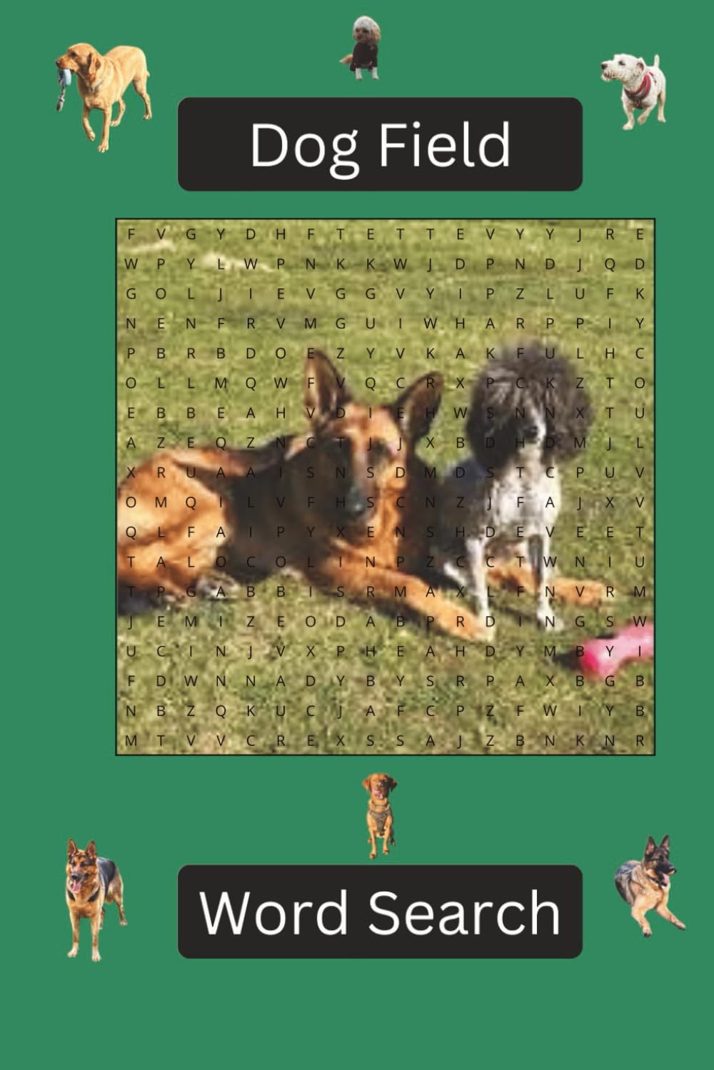 Dog field word search book