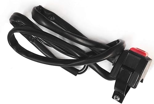 Miniatura 5 de HTT MT - Interruptor de parada de corte de manillar de 7/8 pulgadas para motocicletas universales, cuatrimotos, scooters, motos de nieve [P/N: