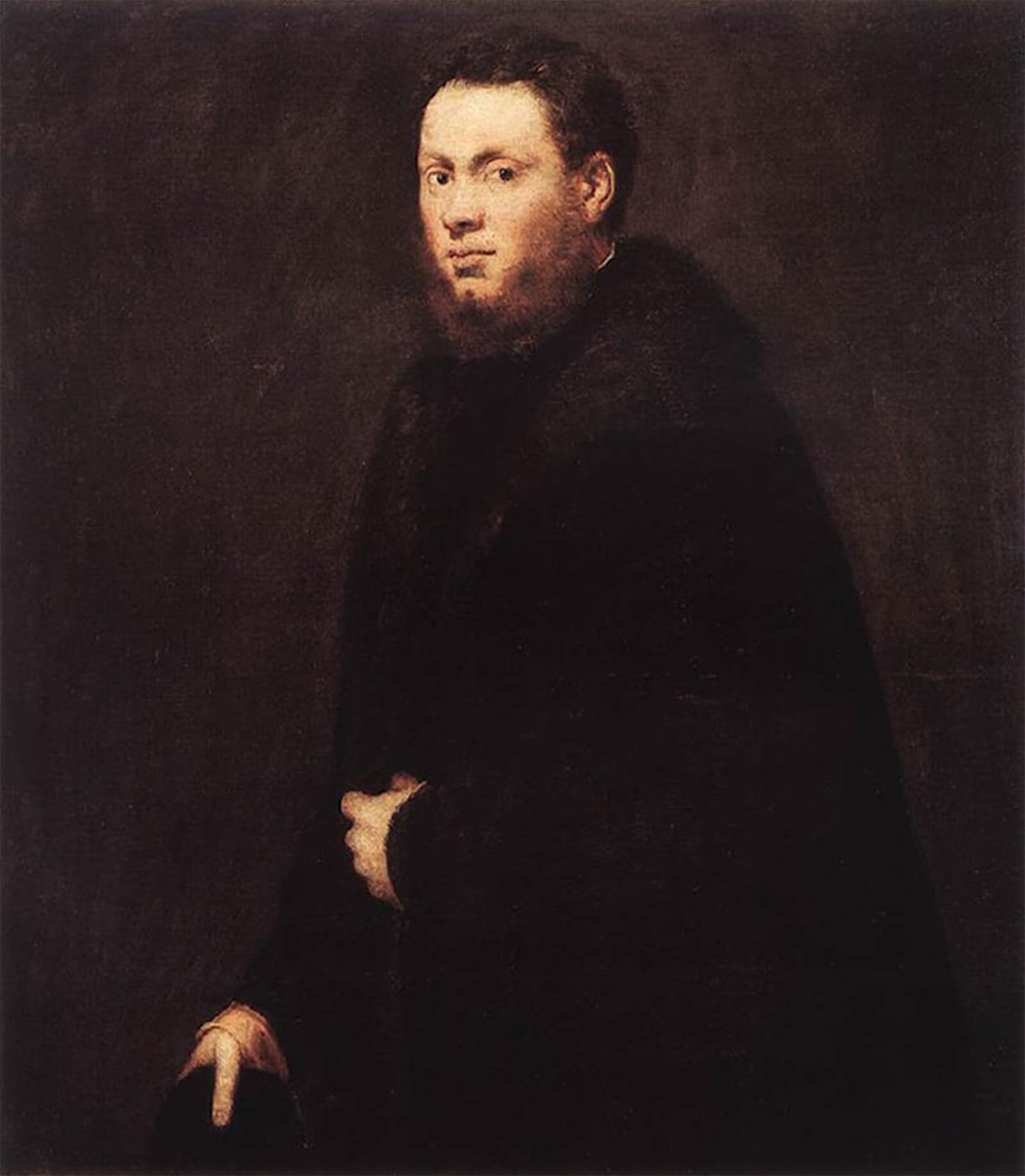 Posteriik No Frame Vintage Print Pop Art Landscape Artwork Portrait Of A Young Gentleman Jacopo Robusti Tintoretto Art Prints For Office Home Decor 60X90cm