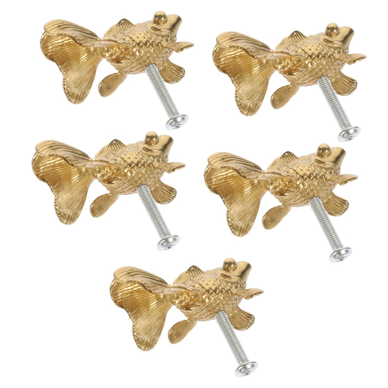 UKCOCO 5 Pomelli Decorativi Per Mobili A Forma Di Animale in Metallo Per Decorare La Tua Casa