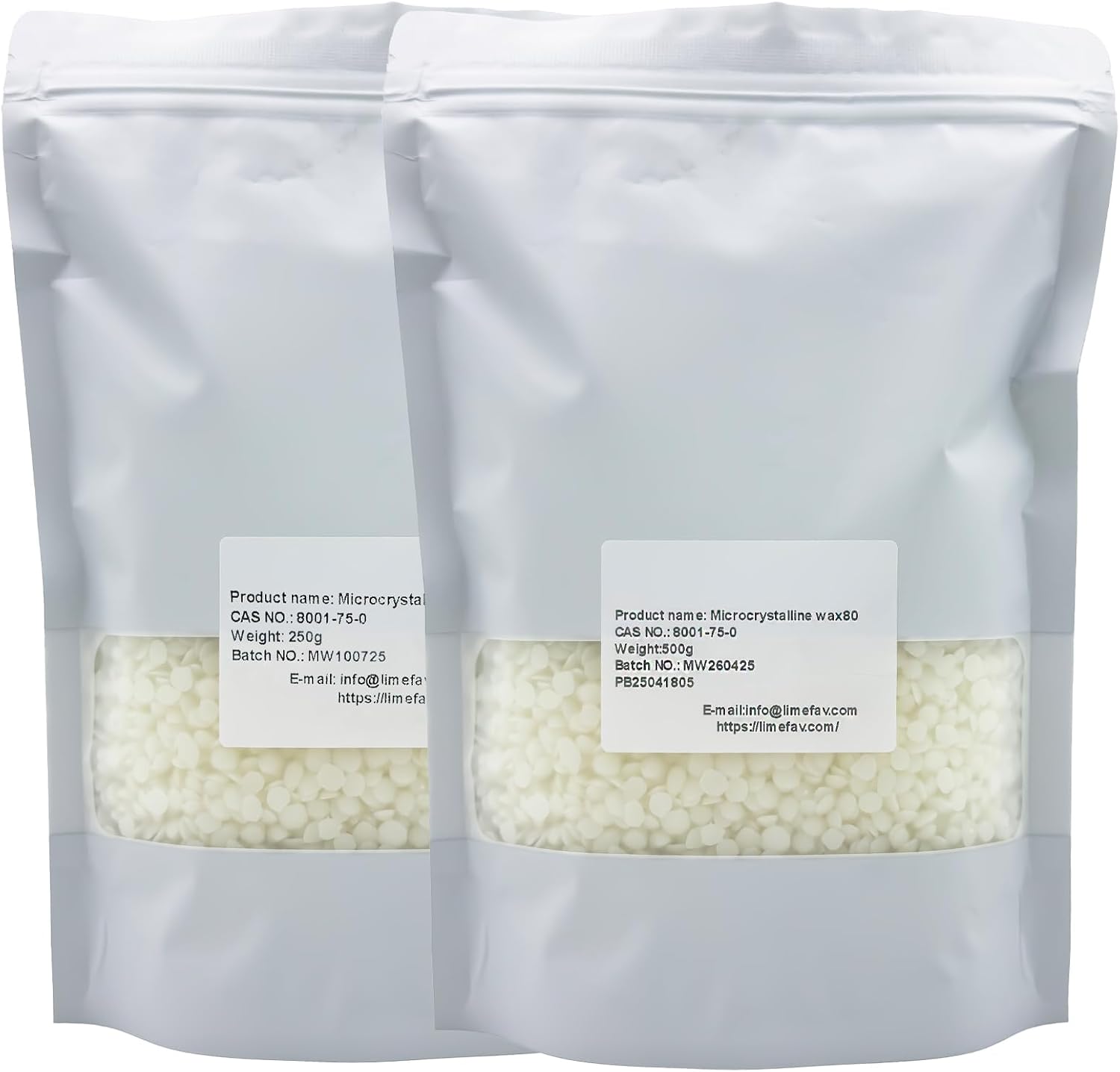 LimeFav Microcrystalline Wax (Ceresine Wax), Polishing Wax, Microcrystalline Wax80, Can Protect Metal, Wood Surface, Leather and Floor CAS NO.: 8001-75-0(500g/17.6oz)