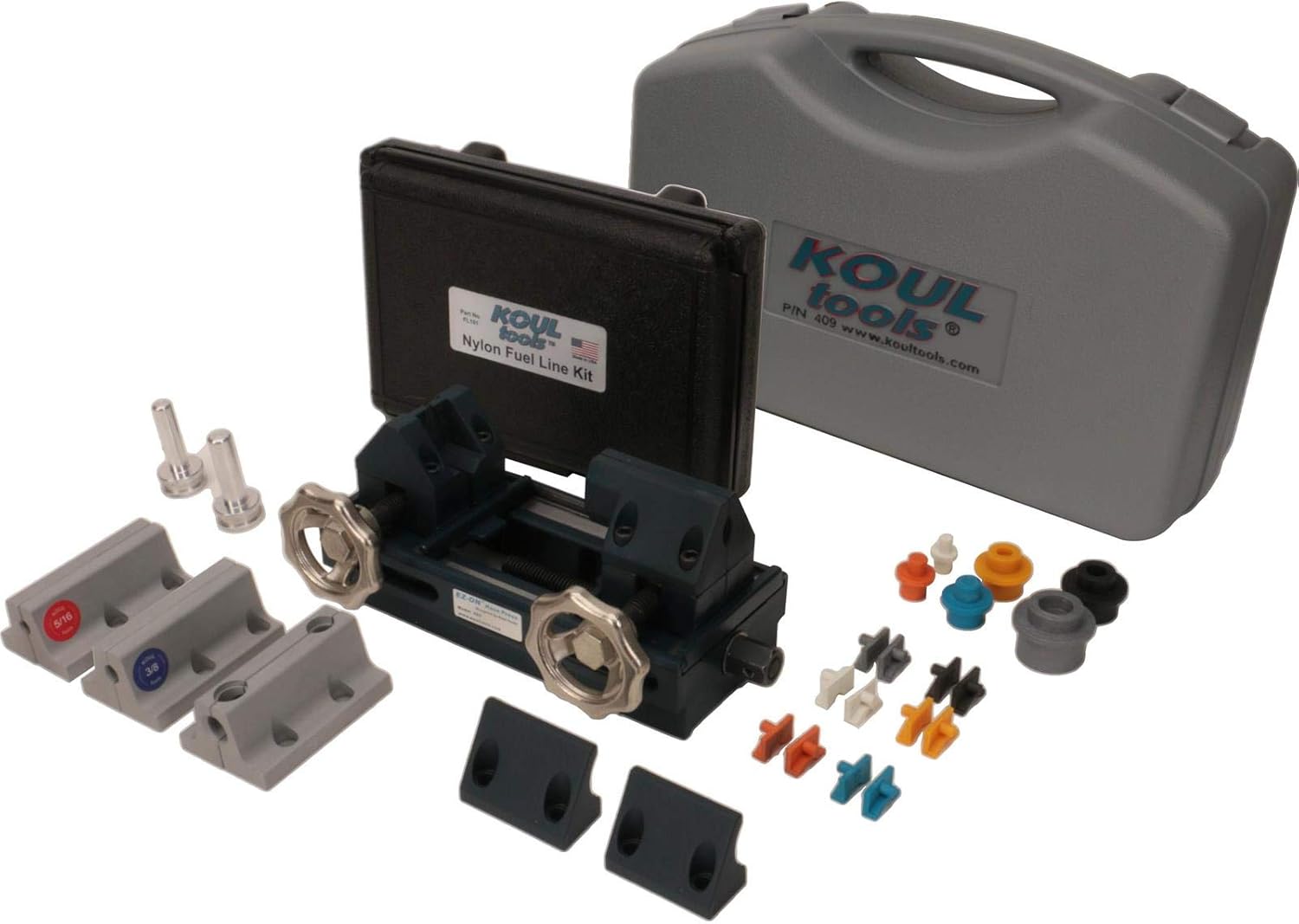 KOUL Tools Model 426 EZ-On Push-Lok Hose Press w/Nylon Fuel Line Assembly Kit