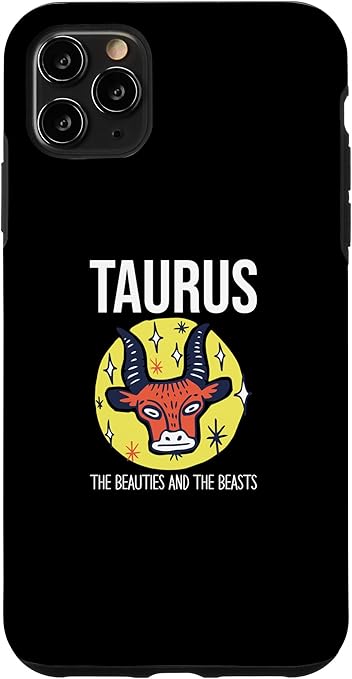 iPhone 11 Pro Max Taurus Zodiac Sign Facts Quote Bull Horoscope Astrology Case