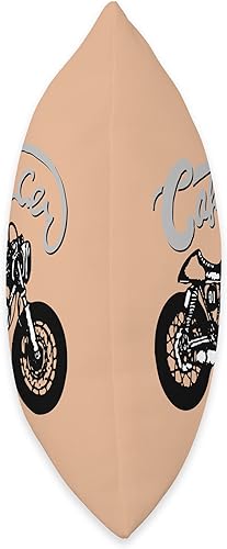 Miniatura 2 de American Cafe Racer Motorcycle Apparel and Merch Cafe Racer Biker Men Women Adult Teens Boys Girls Kids Youth Throw Pillow, 16x16, Multicolor