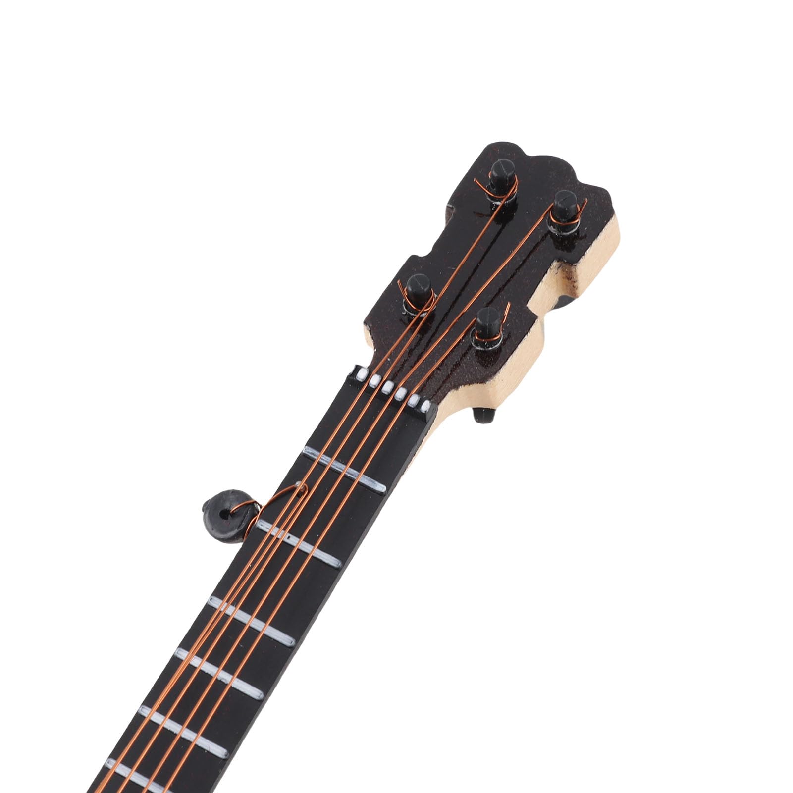 Modelo de Banjo en Miniatura Zenithaur con Soporte, Exquisita réplica de Guitarra de Madera de Mano de Obra para decoración y exhibición del hogar
