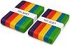 100 Pieces Colored Wood Large Wide Tongue Bar Abeslang Ice Cream Tongue Push Rod Colored