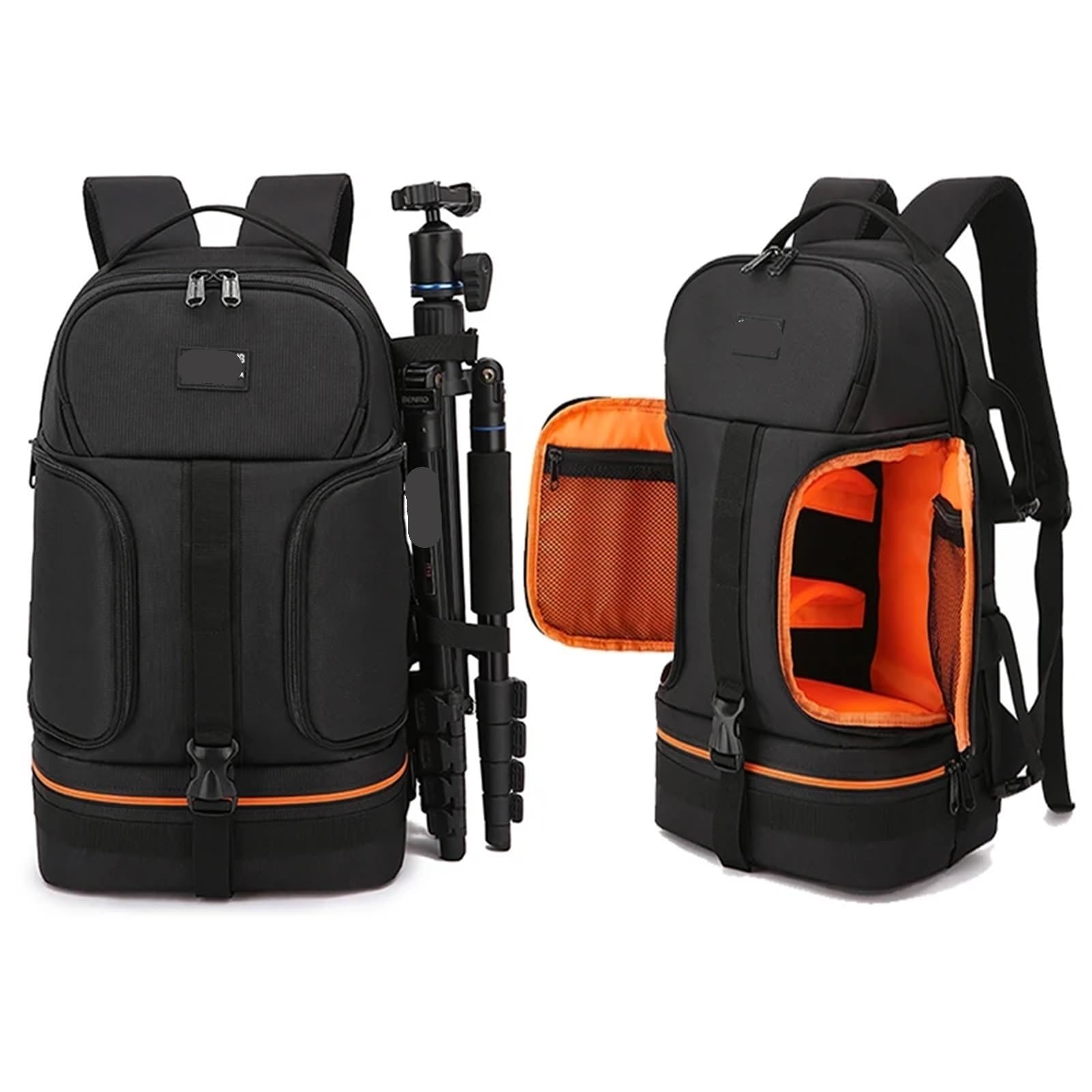 Zaino for fotocamera reflex digitale professionale Borsa fotografica di grandi dimensioni Supporto for treppiede Copertura antipioggia impermeabile Escursionismo all'aperto