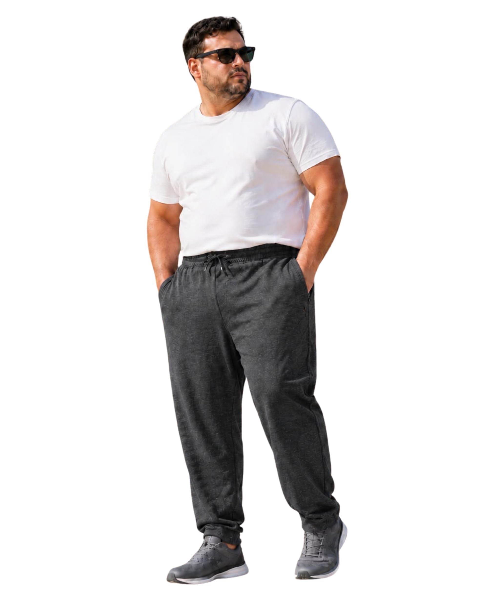 KART BLACK Plus Size Track Pants for Men | Plain Track Pant | Casual Fit Comfortable Track Pant (Pack of 1)-picture-22