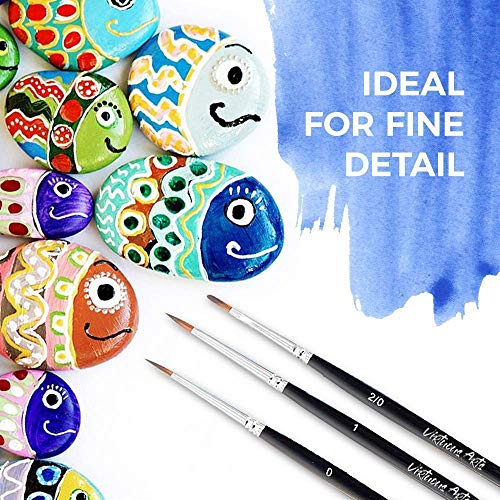 Virtuous Arts Pennelli pregiati, set da 15 pezzi