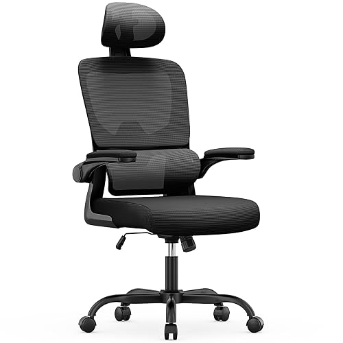 Chaise de Bureau Ergonomique: Fauteuil Bureau avec Support Lombaire en