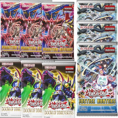 Yugioh Collectible Card Game Booster Packs, Phantom Revenge, Doom of
