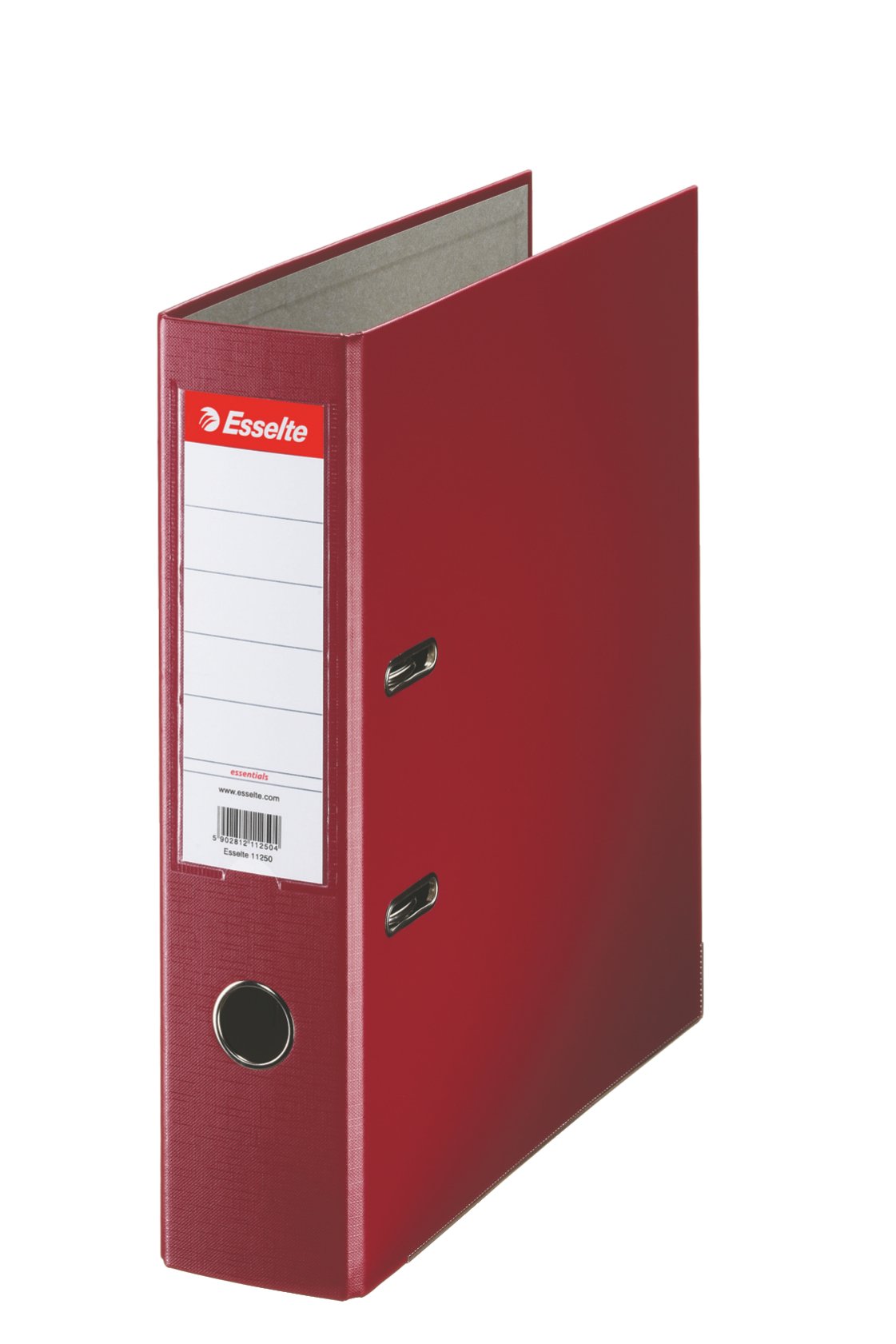 Esselte Essentials 75 mm A4 Lever Arch Files - Bordeaux, Pack of 20 — image 1