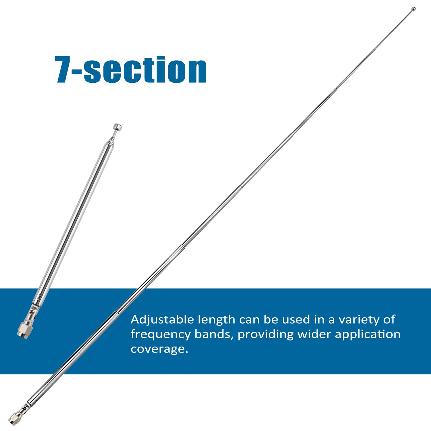 President Carolina: Mobiele 27MHz antenne | 43 cm - 120W PEP