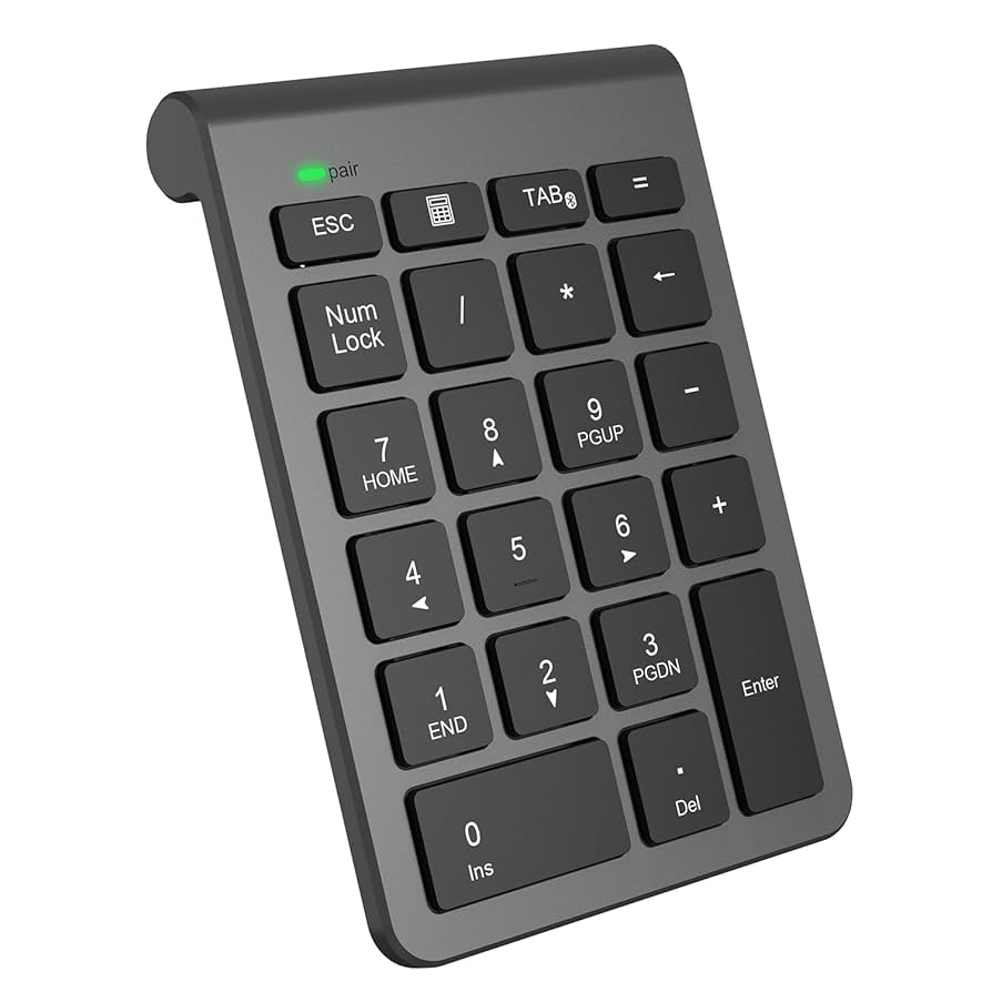 Microsoft ワイヤレス テンキー 軽量薄型のミニマルなテンキー『Microsoft Number Pad』。動画