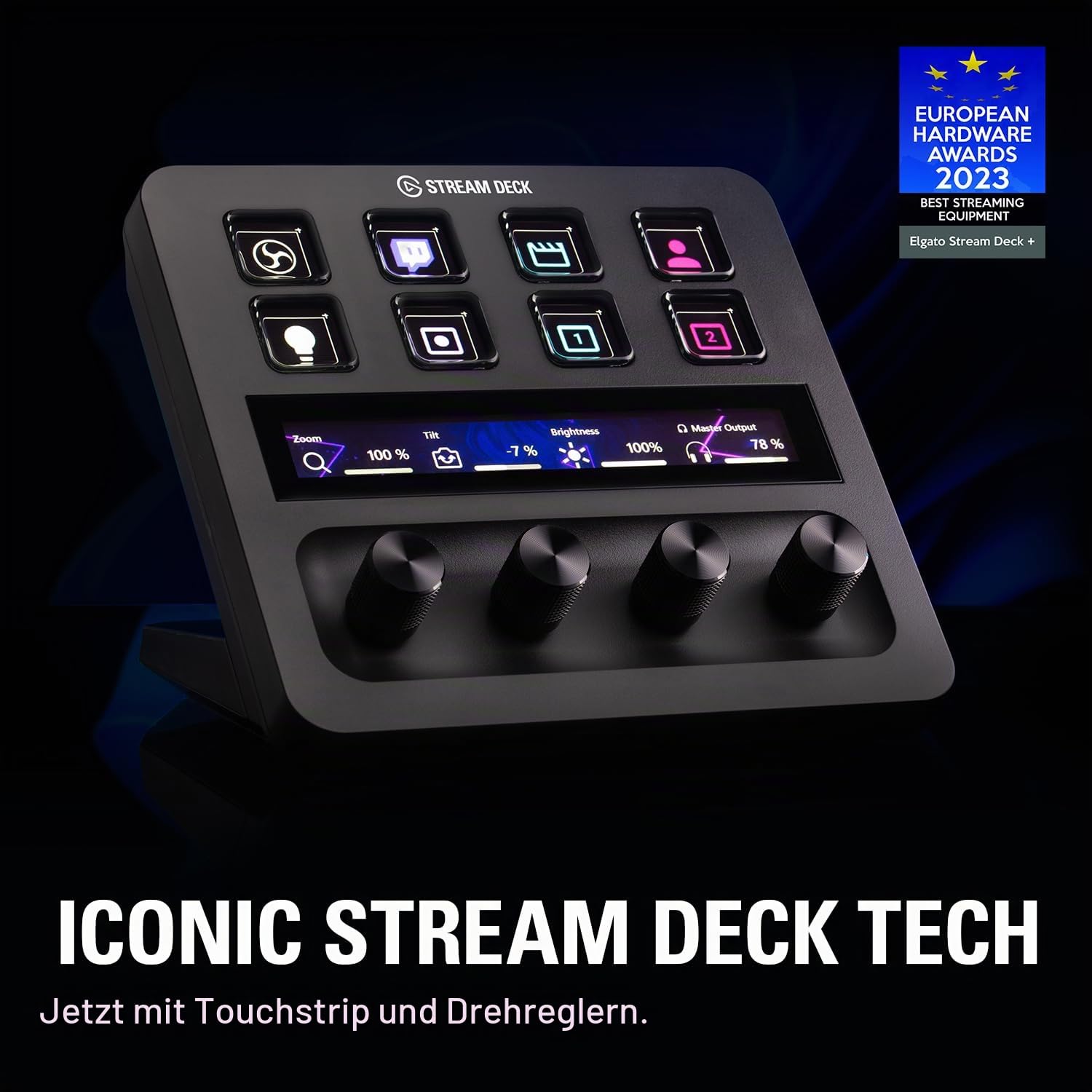 RØDECaster Pro II Alles-in-1 Produktionslösung für Podcasting, Streaming & Elgato Stream Deck +, Audiomixer, Live-Produktion und Studio-Controller