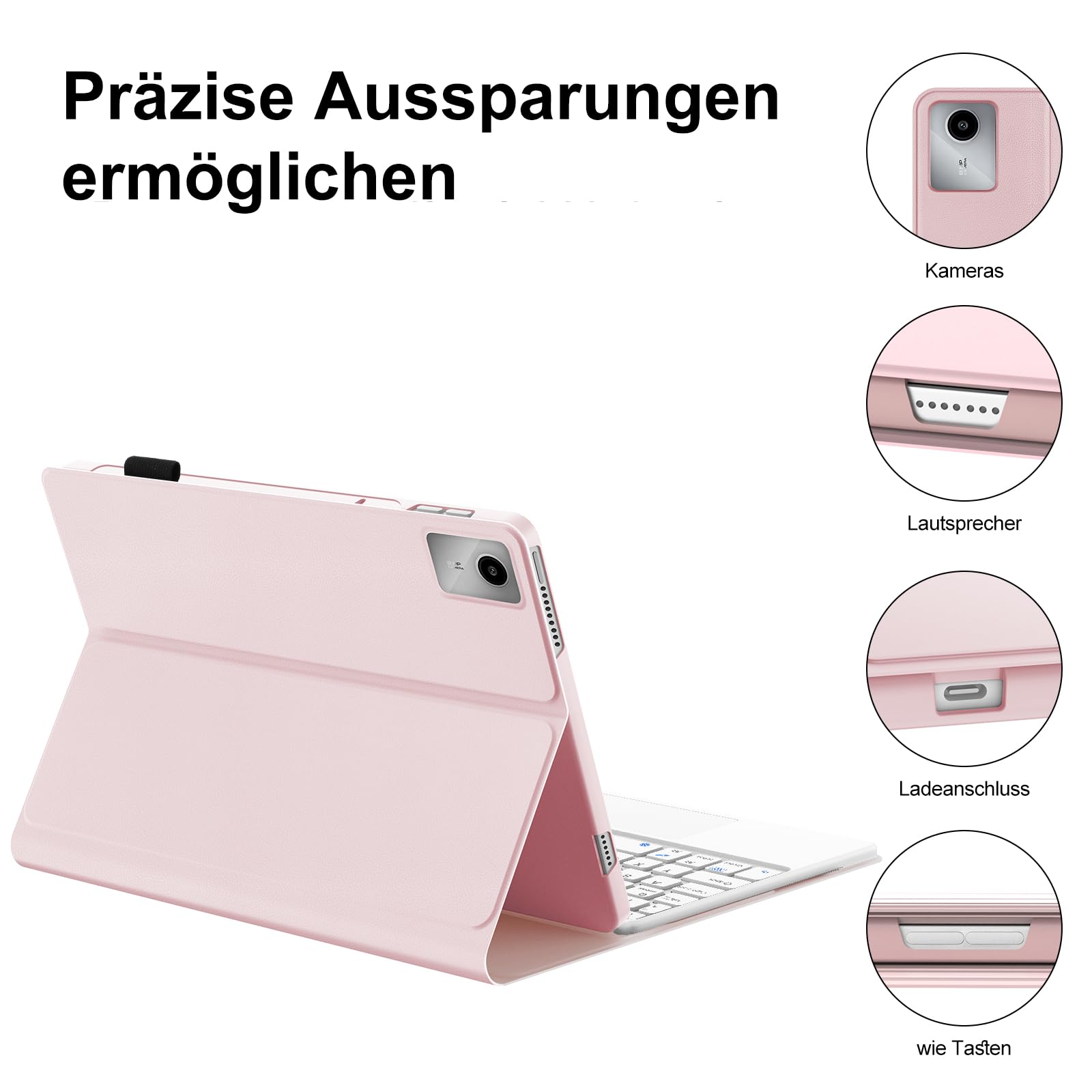 IVEOPPE Tastatur für Tab M11, QWERTZ