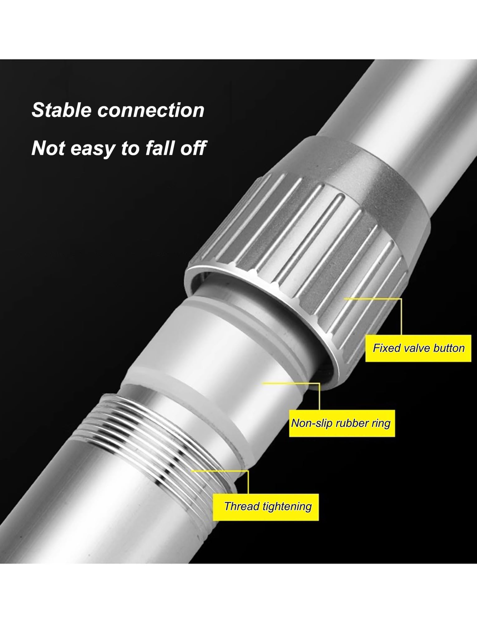 Poste para cámara, Poste para cámara de Seguridad Exterior, Soporte de Pared Ajustable de 360° para cámaras de vigilancia, Soporte Duradero (60-120 cm/23,62-47,24 Pulgadas) para una Mejor mo
