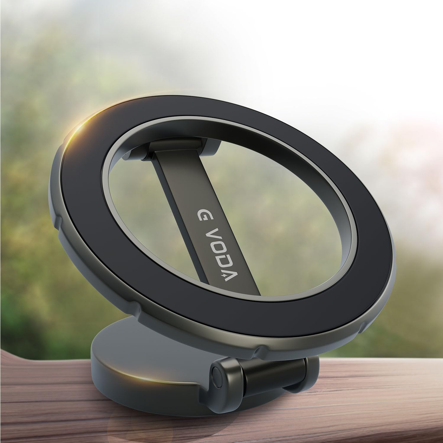 G VODA Fits MagSafe Car Mount for Car Dash&Tesla Screen[All-Metal] Ultra Magnetic Car Phone Holder, 360° Adjustable Car Phone Mount, Phone Holders for Your Car for iPhone 16 15 14 13 Pro Max ，Metal