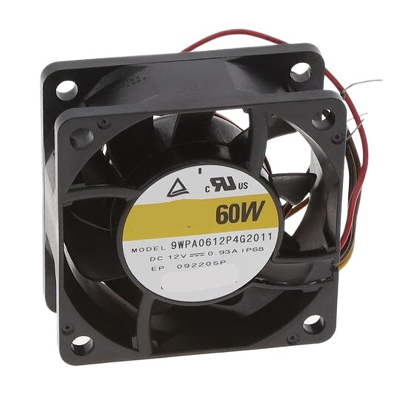 Lzikkgki One Color 9Wpa0612p4g2011 12Vdc Fan 60X60x25mm 4Wire 12000Rpm
