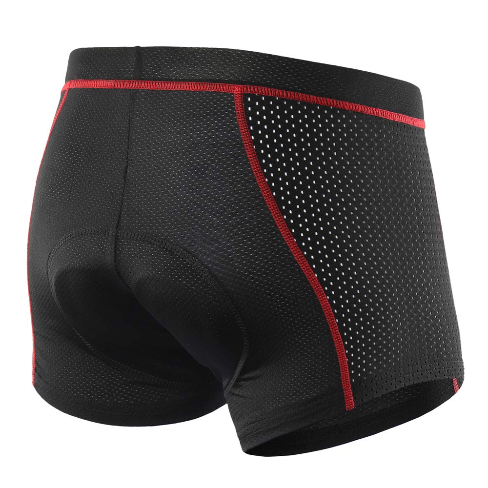 Lixada Pantaloni Corti da Ciclismo in Silicone, Traspiranti con Gel 5D per Unisex Adulto