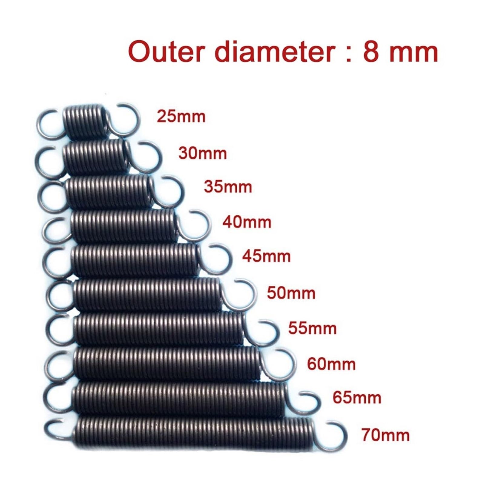 RVS Carrosseriering M8 , vlakke RVS sluitring met grote buitendiameter, Binnendiameter: 8,4 mm
