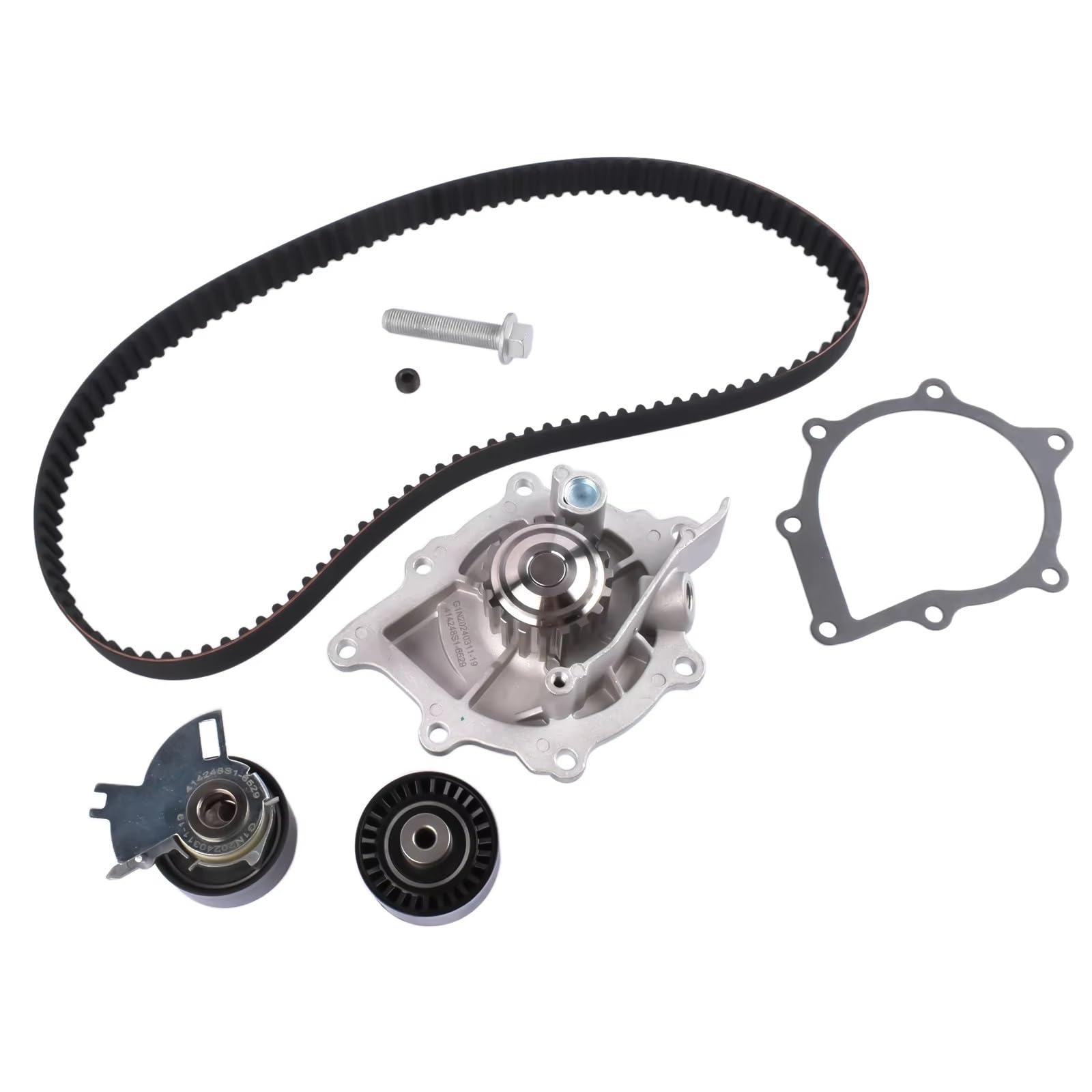 Compatible Con Ford Para Mondeo 2014 Para Kuga 2014 Para S-Max 2015 2016 2017 2018 Kit Correa Distribución AP02 Con Bomba Agua Repuesto 1609090980 Kit Distribucion Auto