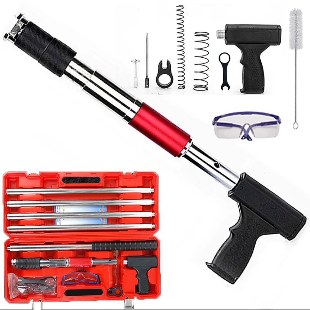 Pistola Sparachiodi Manuale Con 100 Chiodi - Per Cemento, Ferro E Pareti, Con Occhiali Di Sicurezza - Foto 11