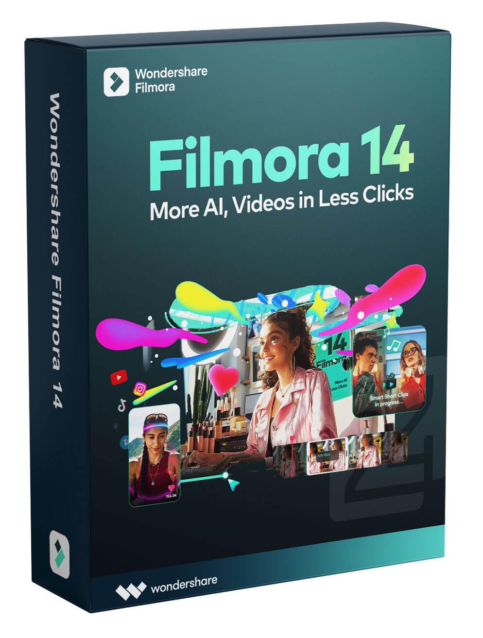 Wondershare Filmora 14 WIN 1 Gerät Lebenslange Lizenz Aktivierungscode