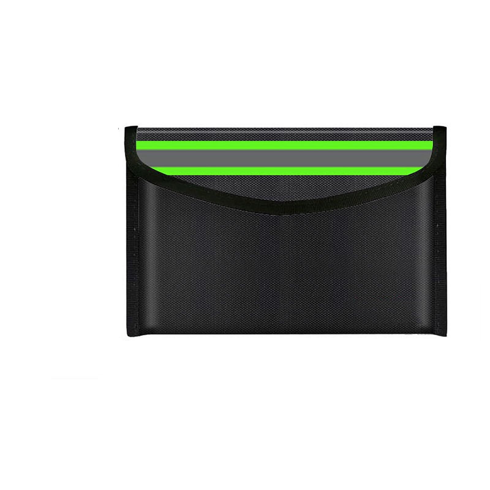 Porta Documenti Impermeabile e Ignifuga Borsa Porta Documenti Moto Borsa di Sicurezza per Barca Impermeabile Viaggio Passaporto Oggetti di Valore(B,38 * 28cm)