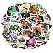 Outdoor Autocollants, 50 PCS Extérieur Aventure Camping Voyage Vinyle Graffiti Stickers Étanche Ordinateur Portable Autocollant pour Bouteille d'Eau Phone Voiture Moto Vélo Bagages Bumper Skateboard