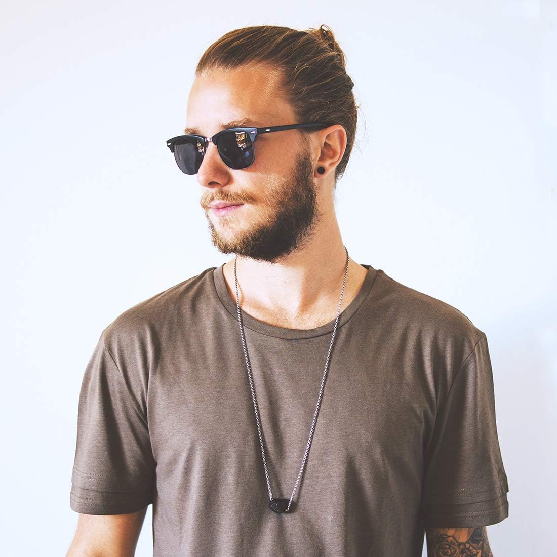 Semi Rimless Polarized Sunglasses Men Photochromic Sun Glasses Women Unisex TY201903 - Image 6