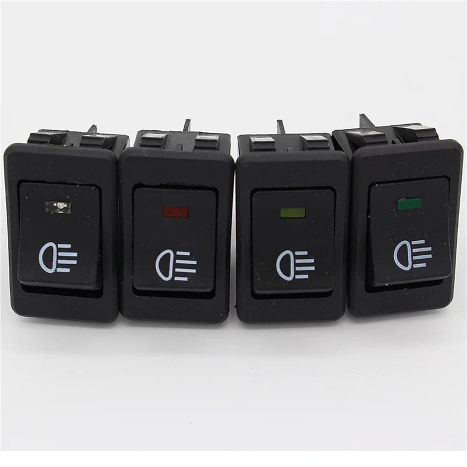 Universal Fog Light Rocker Switch LED for Car Truck Boat Dashboard 12V 35A 1Pcs(Red)